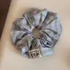 Goma para el pelo a cuadros estilo coreano para mujer con un toque de alta gama, parche de dibujos animados, goma elástica para el pelo, goma elástica de alta elasticidad, accesorio para el pelo