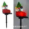 Luzes Solares de Exterior para Pátio Decoração de Natal em Resina Jardim Vila Paisagismo Layout Atmosfera Luzes de Paisagem