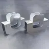 Película PET Hebilla de Hierro Hebilla de Empaque Hebilla de Conexión Ranura para Caja de Empaque Sujetador Hebilla Metálica de Empaque 25mm
