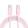 Cor de macaroon de linha de dados tipo C aplicável à linha de carregamento rápido de maçã 15 Letv typec para typec