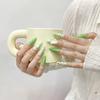 Hecho a mano Usar Armadura Rosa Sol verde claro Alta calidad Lujo Ligero Dopamina Verano Suave Combinable Desmontable