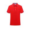 Verão fino equipe de negócios vestuário de negócios roupas de trabalho Camisa polo manga curta gola lapela camiseta top de trabalho impressão personalizada