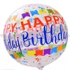 Pelota de Onda Impresa 4D de 22 Pulgadas Decoración para Fiesta de Cumpleaños Atrezo para Fotos Estilo Ins Globo Transparente