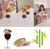 Topper para Taça de Vinho Amazon Charcutaria Tábua Deli para Taça de Vinho Porta-Copos de Madeira para Taça de Vinho Tinto