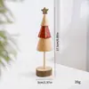 Decorações de Natal Novas Transfronteiriças Alce de Madeira Boneco de Neve Tronco em Pé Pingente Cenário de Atmosfera Natalina