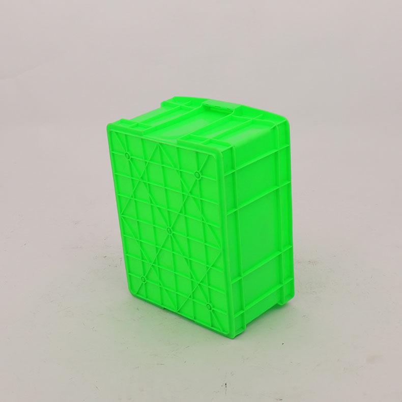 工厂定制长方形加厚塑料周转箱蓝色胶箱餐具运输塑料箱