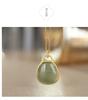 Nova Jade não-matéria marca prata ouro Palace Museum novo estilo antigo das mulheres pingente estilo simples moda clássico all-match