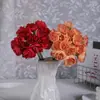 Pequeño Ramo Artificial de Rosas 27 Cabezas de Flores Pequeña Peonía Artificial Flor de Fotografía Accesorios Ramo de Novia Muebles para el Hogar