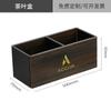 Caja de almacenamiento de artículos de tocador de hotel de acrílico para habitación de invitados, bandeja para trajes varios para baño de hotel, caja para cepillos de dientes y aparatos dentales