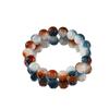 Nueva pulsera de estilo chino con esmalte de aguas profundas para mujer, diseño de nicho, nueva imitación de ágata de alta gama, regalo para novia.