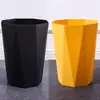 Lixeira estilo nórdico para uso doméstico na sala de estar, cozinha, quarto, simples, sem tampa, grande, cesto fofo para papel higiênico
