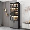 Vinoteca con Puerta de Cristal para el Hogar, Sala de Estar, Comedor, Luz de Pared Lateral, Lujo, Gama Alta, Vitrina, Moderno, Integrado, Simple, Armario de Almacenamiento