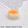 Acessórios de resina DIY Artesanal Pequenos Enfeites Jóias Creme Gel Grampo de cabelo Jóias Desenho animado Gato Garra Bolo Comida Brincar