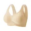 Base Líquida Sem Costura Roupa Íntima Feminina Niacinamida 10A Antibacteriano Com Bojo Fixo Sem Aro Push-up Sutiã Costas Bonitas Menina