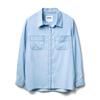 Agua de lavado en stock 32 * 32TC mezclilla 4.5 patrón plano red de viento simple caliente tela de camisa de mezclilla delgada ropa de verano