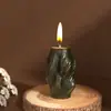 Molde de Silicona para Velas Giratorias Espirales Geométricas DIY Amapola Molde de Yeso para Velas Aromáticas Cilíndricas Irregulares