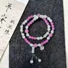 Pulseras Rosas y Moradas Estilo Hada Dulce Súper Valor al por Mayor Más Vendidas, Pulseras de Amistad Estilo Girly de Lujo Ligero, Regalo para Puestos