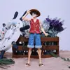 Pastel de Maqueta de Oficina Hecho a Mano de Una Pieza O Adornos de Pastel Q Version Luffy Zoro Ace Sanji Chopper Set Completo de Figuras de Anime