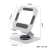 Soporte de Escritorio Perezoso para Teléfono y Tablet, Rotación de 360 Grados, Aleación de Aluminio Metálico, Plegable, Soporte de Soporte Portátil, Mayoreo