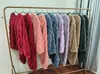 Pijama de coralina para mujer, engrosado para invierno, lindo conjunto de ropa de estar de franela, moderno y holgado, conjunto de cárdigan de manga larga