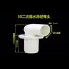 PVC50 75 110 Drenaje Secundario Simple Sumidero de Piso Oculto Tubo de Inserción Interna Conector Directo Baño Cocina