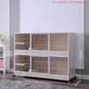 Oferta especial jaula para cría de gatos de madera maciza, jaula de cría de gatos de tres niveles, casa grande para gatos, villa para gatos, jaula de hospedaje, sala de partos para gatos