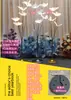 Novas Luzes de Caminho Borboleta para Casamento, Luzes de Chão Acrílicas Luminosas para Pedido de Casamento, Adereços Decorativos Dourados