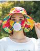 Nuevo Sombrero de Verano para Mujer para Recolección de Té Sombrero para el Sol Cubre-rostro Protector Solar para Exteriores Sombrero para el Sol Un Sombrero Integrado Transpirable que Protege el Rostro