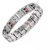 Fornecimento Exclusivo Transfronteiriço de Pulseiras Masculinas Elegantes de Fileira Dupla, Pulseiras Magnéticas Estilo Casco de Tartaruga, Pulseiras Energéticas de Íons Negativos para Homens Atacado