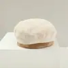 Boina para Niños Moda Coreana Sombrero Versátil Sombrero de Calabaza de Pana para Bebé Maillard Transfronterizo B008
