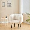 Puf Nuvem de Veludo de Cordeiro Banquinho de Maquilhagem para Quarto Banquinho Grande de Flor para Sala de Estar Banquinho Popular para Manicure Banquinho Escandinavo Simples para Trocar Sapatos