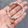 Pulsera de Esmeralda Tianshan Jinsiyu de Xinjiang para Mujer, Color Jade Flor Flotante, Bambú de un Solo Círculo