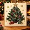 Set DIY de Pintura de Navidad con Perlas 5D para Amazon, Pegatinas de Diamantes para Decoración para Crear una Atmósfera Festiva, Gran Cantidad Disponible