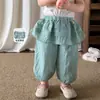 Inco Roupas Infantis Conjunto para Meninas Manga Curta Verão Fino Casual Desenho Animado Roupas Infantis Classe a Body e Calça para Bebê