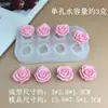 Molde de Silicone Fondant Rosa DIY Chocolate Sabonete Artesanal Silicone Vela Vela de Aromaterapia