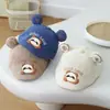 Boina legal estilo de rua para bebê, boné infantil virado para frente, novo chapéu fofo de urso de desenho animado