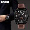 Reloj de cuarzo para hombre con correa Skmei, resistente al agua, reloj de negocios personalizado, segundero creativo, reloj de moda para hombre, esfera grande