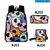 2022 nueva venta directa transfronteriza Halloween impresión digital 3D traje mochila escolar estudiante bolso de hombro niños