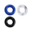Anillo de Bloqueo de Semen Transparente de Tres Colores para Hombres, Condón de Semen, Anillo de Silicona para Pene, Juguete Sexual para Hombres, Producto Sexual para Adultos
