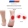 Palmilha Personalizada Silicone Calcanheira Absorção de Choque Antiderrapante Alívio da Dor no Calcanhar Protetor de Pés Xadrez Suporte para Calcanhar Palmilha