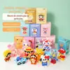Compatível com Lego partículas minúsculas blocos de construção de desenho animado boneca pequena meninos e meninas montados brinquedos infantis barraca atacado