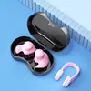 Tapones para los oídos de natación transfronterizos tapones de silicona impermeables profesionales pinza para la nariz tapón nasal suministros de natación equipo de natación para niños tapones para los oídos