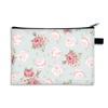 Porta-moedas Grande Floral Novo Transfronteiriço Bolsa de Cartão Portátil Feminina Bolsa de Armazenamento de Moedas e Chaves Bolsa de Cartão Bolsa Quadrada Pequena