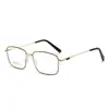 2026 Nuevo Armazón para Gafas de Hombre Cuadrado de Acero Inoxidable para Negocios, Venta al por Mayor de Fábrica, Ultraligero, Adecuado para Lentes Graduados, Opciones Multicolor