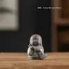 Acessórios Sami Zen Mesa de Chá Decoração Suporte Bogu Decoração Estilo Chinês Maitreya de Cerâmica Buda Monge Pequeno Animal de Estimação de Chá Decoração