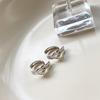 Pendientes Kaset de plata S925 con diseño fresco y pequeño con forma de corazón, con personalidad, hermosos y elegantes para mujer.