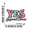 Nuevos Parches de Tela Bordados con Frases en Inglés Personalizadas con Adhesivo Termofusible, Parches Decorativos Lindos de Perro mm, Parches en Stock