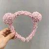 Faixa de Cabelo para Lavar o Rosto para Mulheres, Nova Faixa Doce de Celebridade da Internet, Máscara Facial, Faixa de Pelúcia Antiderrapante, Acessórios de Cabelo Infantis Fofos de Desenho Animado