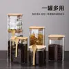 Potes de Vidro Transparente para Lanches e Frutas Secas, Potes para Armazenamento de Grãos de Várias Especificações, Potes Quadrados de Armazenamento com Colheres, Potes para Chá