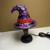 Nueva Lámpara de Bruja de Halloween Transfronteriza, Adorno de Decoración de Halloween, Lámpara de Mesa de Escritorio de Bruja
